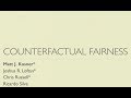 Counterfactual Fairness