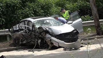 Robbery suspect driving wrong way on Route 107 in Saugus causes deadly head-on crash