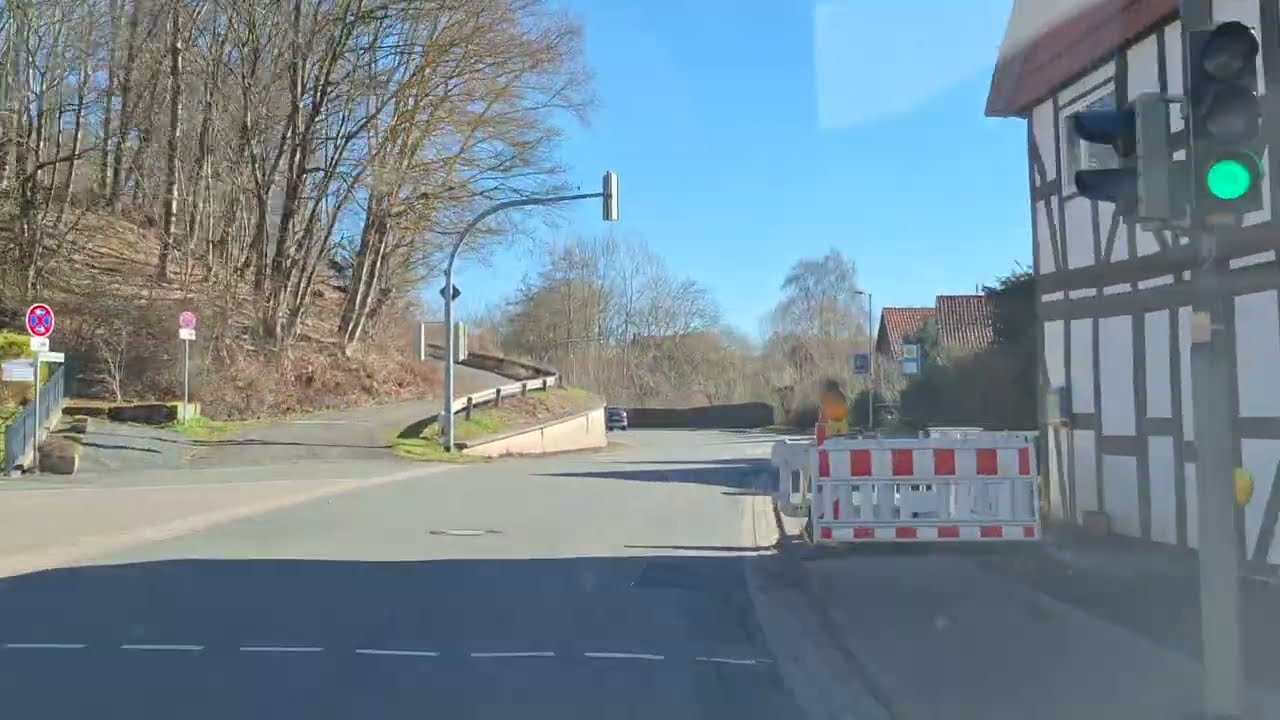 Ausfahrt bei bestem Wetter nach Rittmarshausen (Ortsteil Gemeinde Gleichen) im Landkreis Göttingen