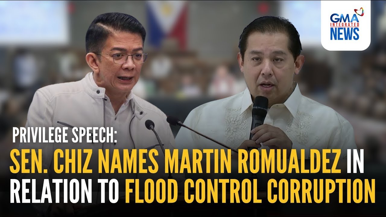 Escudero, itinuro si Martin Romualdez kaugnay ng flood control corruption | GMA Integrated News