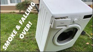 Stones & bricks inside Whirlpool washing machine! (GAME OVER)