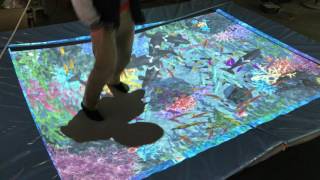 Interactive Projection Game-Sand Game Sealy Dinfone Magic Trampoline
