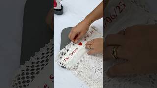 Upcycled crochet purse 🤍