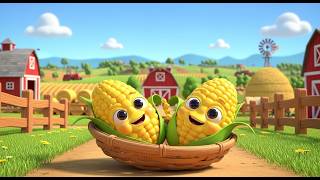 Corn Song for Kids 🌽 | Corn in Farm Basket | Nursery Rhymes &amp; Baby Songs