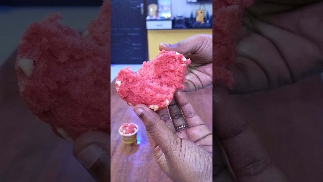 Eggless rosemilk muffins in Tamil