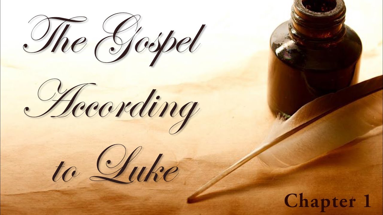 The Gospel According To Luke Chapter 1 Bible Study YouTube