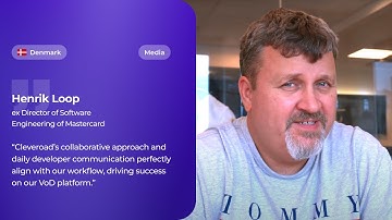 Henrik Loop CTO Blockbuster, TDC gives feedback about cooperation with Cleveroad