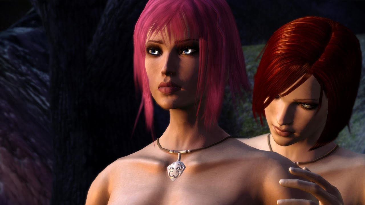 Dragon Age Origins Leliana Female Romance Sex Scene (Guarda Mujer) HD Españ...