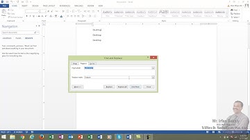 Part 6   Style Find Replace Goto in Word 2013 Urdu Tutorials by Irfan Bakaly