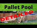 Above Ground Pallet Pool Detailed DIY .