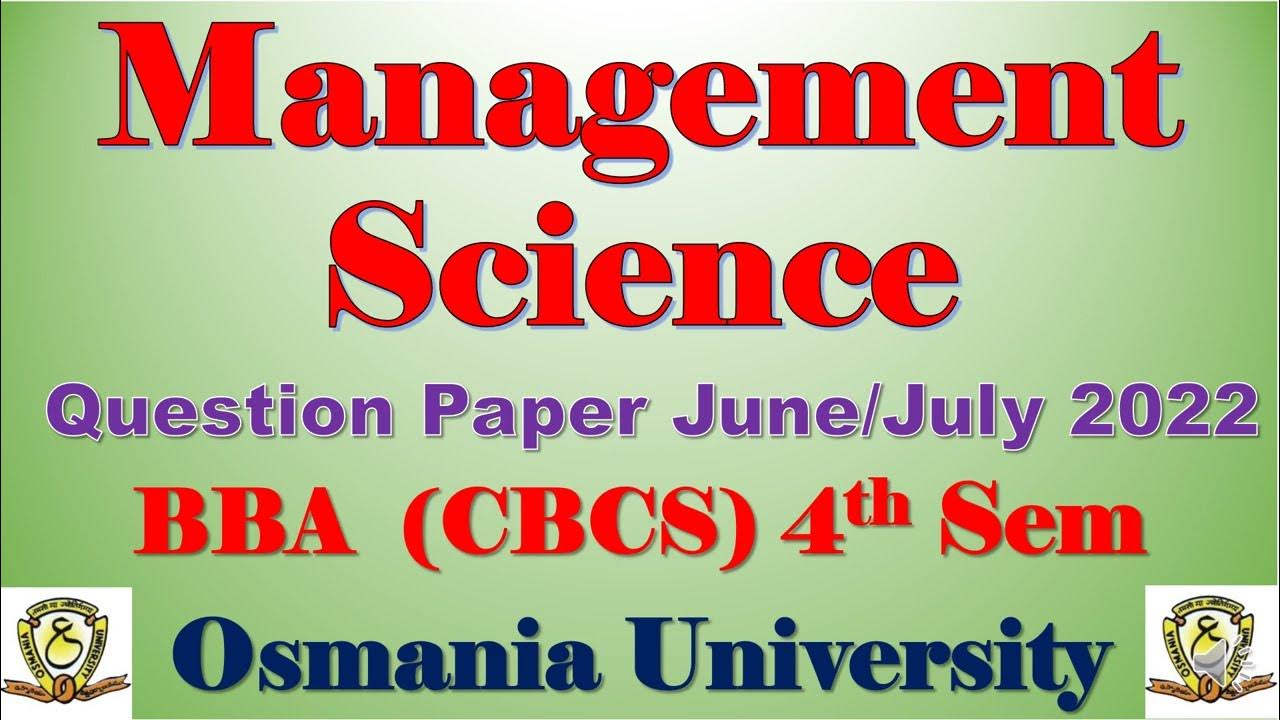 management-science-bba-4th-sem-question-paper-of-osmania-university