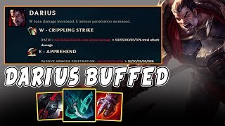 DARIUS BUFFED! 35% Armor Pen + KOREAN DUELIST Build = POWERFUL!