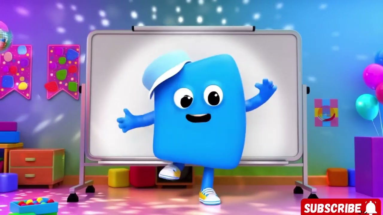 Quadrilateral Song for Kids 🎵 Learn Shapes with Fun Dance Party! |Square, Rectangle, Rhombus & More!