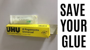 Maximize Efficiency: Saving UHU Adhesive Glue | DIY Syringe Hack