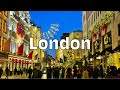 London Winter Walk | New Bond Street Luxury Christmas Shopping |London Christmas Lights 2023 |4k HDR
