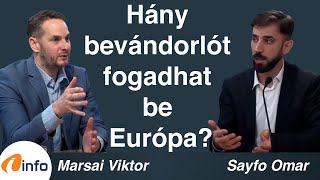 Hány bevándorlót fogadhat be Európa? - Stratégiák a kényszerben. Marsai Viktor és Sayfo Omar, Aréna by InfoRádió - Infostart 4,415 views 1 month ago 51 minutes