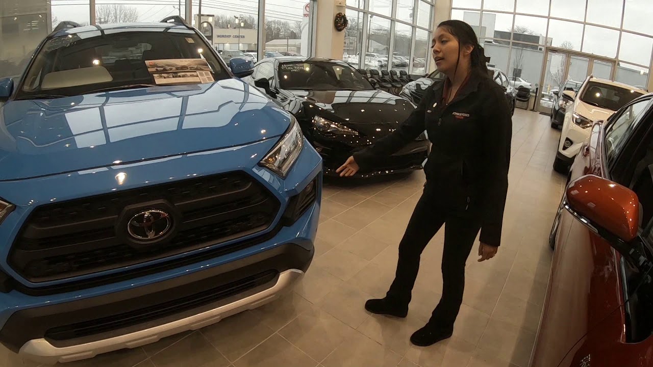 Johnstons Toyota The AllNew 2019 Toyota Rav4 Adventure Exterior tour with Cindy YouTube