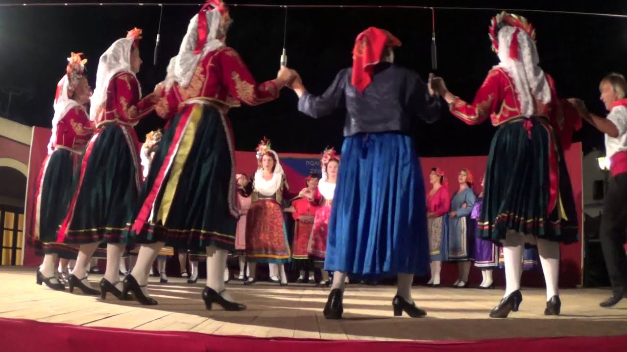 Κάτω Γαρούνα Κέρκυρας Χορωδ. Συνάντηση-Παραδ. Κερκυραικός Γάμος(Ο 1ος Χορός),18-8-2015,Βίντεο 5ο