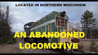 Snowy Freight Train Moving South PLUS The Abandoned Locomotive In Northern Wisconsin! #trains