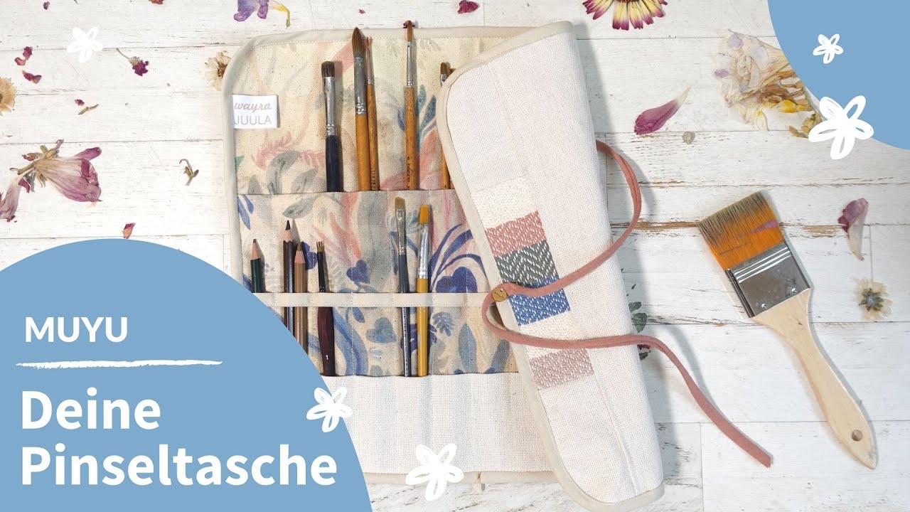MUYU Deine Pinseltasche Die beste Aufbewahrung für Pinsel und