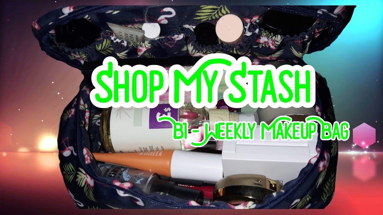Bi-Weekly Shop my stash| Makeup Bag| Tiffanypansmakeup