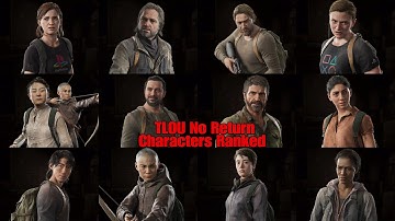 TLOU2 Remastered-No Return Characters Ranked!
