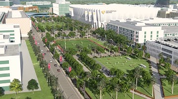 American Render Miami 3D Animations: Campus Development in Abu Dhabi, UAE.