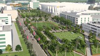 American Render Miami 3D Animations: Campus Development in Abu Dhabi, UAE.