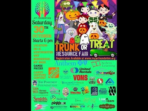 JET Foundation Inaugural Halloween Trunk or Treat Resource Fair