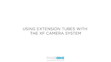 Support | Using extension tubes with the XF Camera System | Phase One