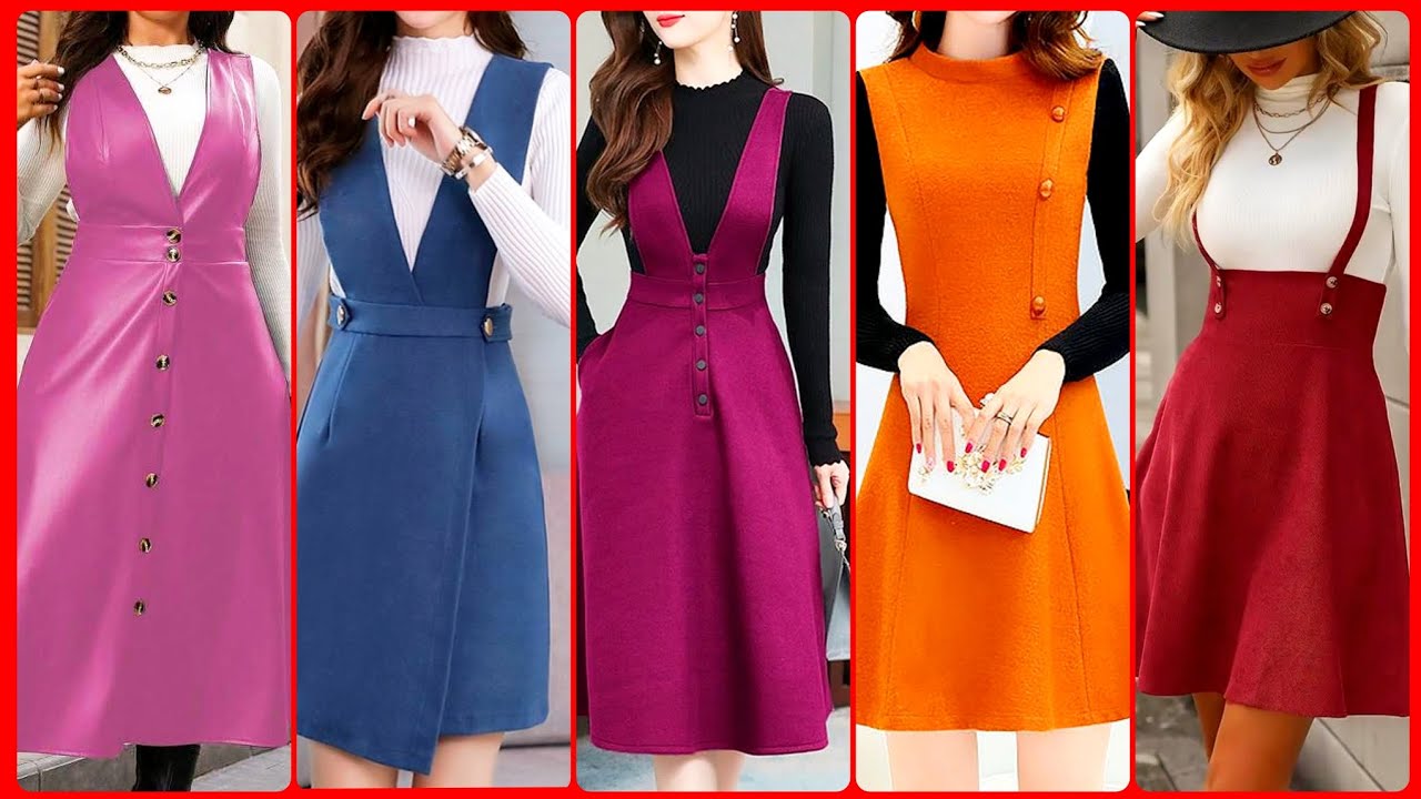 Upgrade Your Style with These Elegant Suspender Dresses Stylish Suspender Dress Outfit Chic & Modern