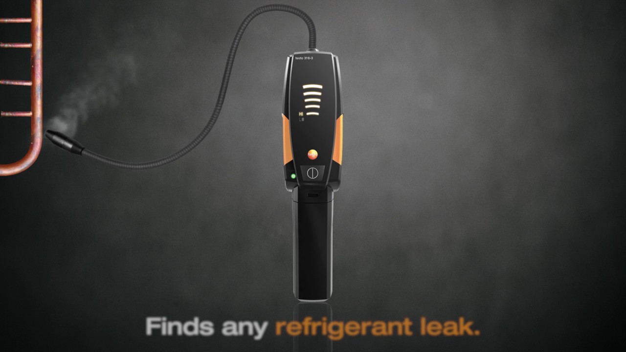 testo 3163 Refrigerant Leak Detector YouTube