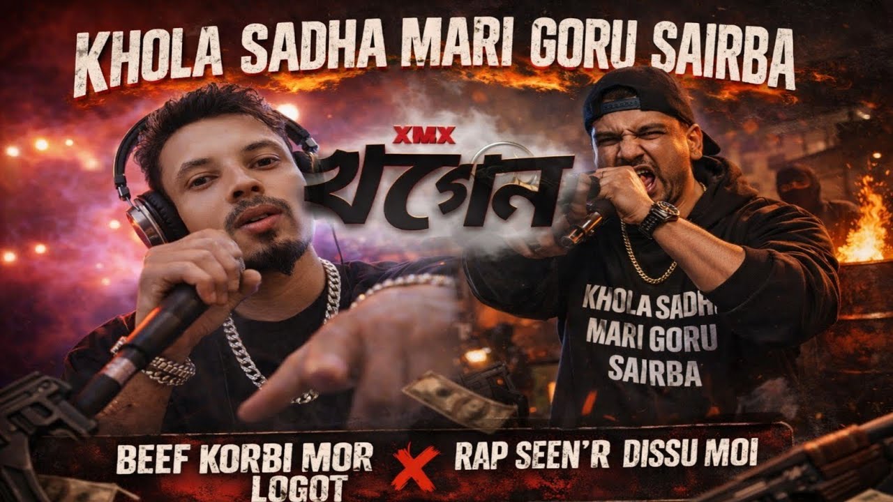 KHOLA SADHA MARI GORU SAIRBA || Hardcore Assamese Rap || Beef Rap 2026 ||