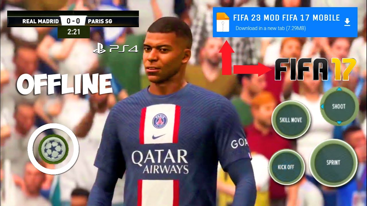 Fifa 23 Mod Fifa 17 Mobile Offline Android Graficos Ps4 The Journey Transferencias Kits 23 Youtube Fifa 23 Mod Fifa 17 Mobile Offline Android Graficos Ps4 The Journey Transferencias Kits 23 Youtube