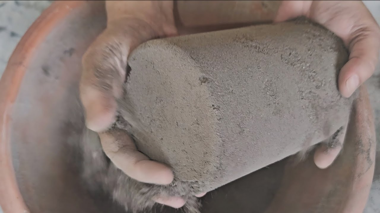 Black Sand ASMR ✨️ Dry & Water Crumbling for Stress Relief 💫 