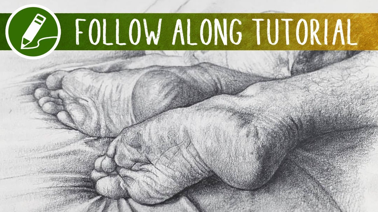 Drawing Feet Study Follow Along Livestream YouTube