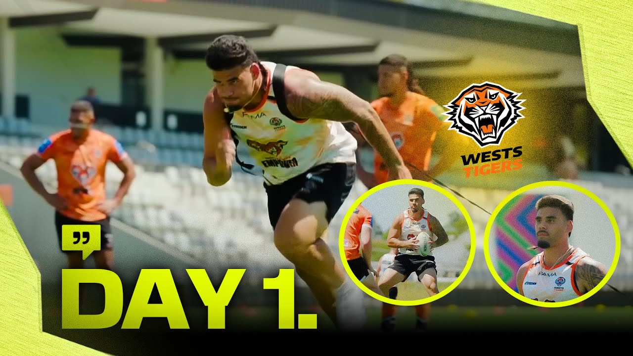 Day 1 as a NRL Wests Tigers Player | Vlog 010