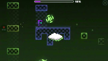 Geometry Dash World Simple Jump 2 coin 1 (Daily lvl #20)