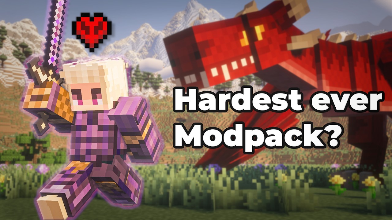 Beating Minecraft's Hardest Modpack... Without Knowing How To Play ...