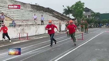 Sôi nổi Hội thao nghiệp vụ chữa cháy và cứu nạn, cứu hộ