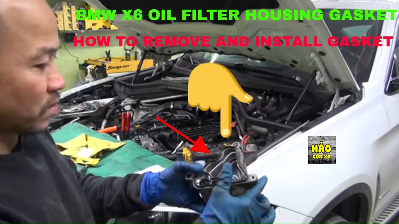 BMW X6 Oil Leaking From Oil Filter Housing (Install) YouTube