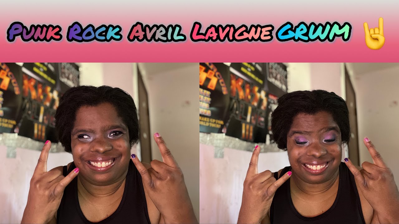 GRWM: Avril Lavigne Punk Rock Princess 💜🤟🏾