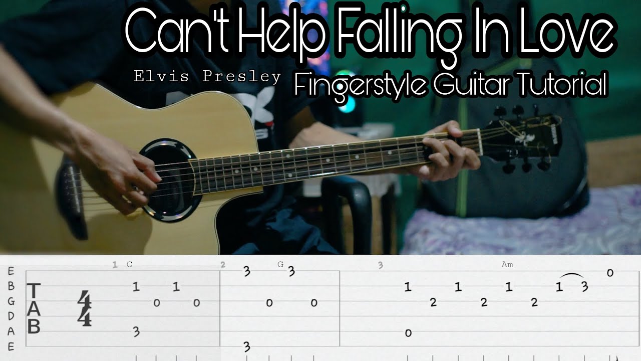 Can't Help Falling In Love Elvis Presley Fingerstyle Guitar