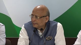 LIVE: AICC Press Briefing By Abhishek Manu Singhvi at Parliament House
