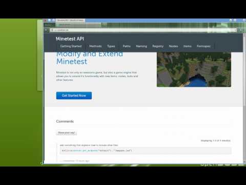 api.minetest.net