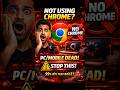 using chrome killing your pc and mobile/#technology #viral #youtubeshorts