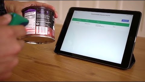 Scanning Price Embedded Barcodes with Shopify POS (available in the Shopify App Store)