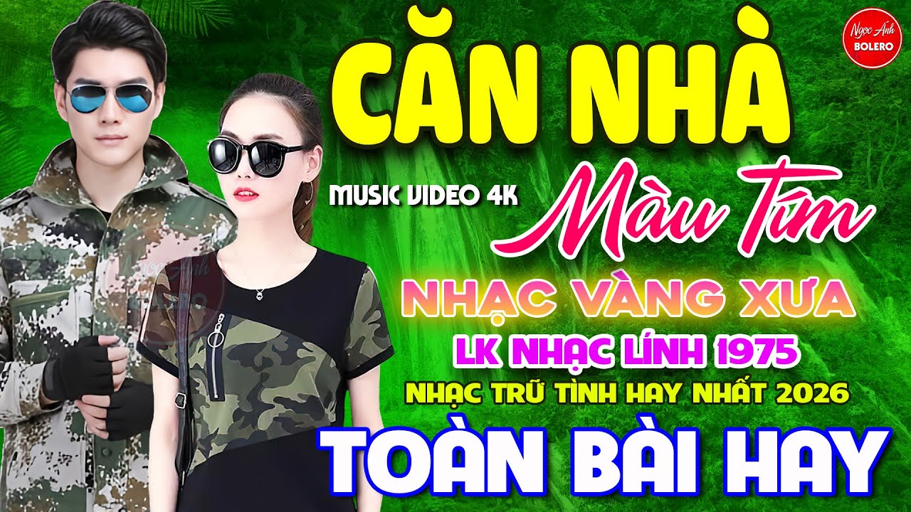 Căn Nhà Màu Tím - Ngoại Ô Buồn ⭐ LK Nhạc Vàng Xưa Ngọt Ngào Say Đắm Bao Thế Hệ, Toàn Bài Hay Bất Hủ
