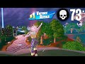 73 Elimination Solo vs Squads Gameplay &quot;Zero Build&quot; Wins (Fortnite Chapter 4 Season 4)