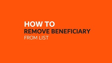 How to Remove Beneficiary from List